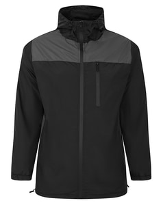Bigdude Showerproof Windbreaker Jacket Black/Charcoal